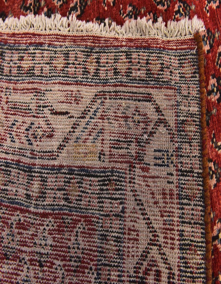 Detail image of  4' 3 x 10' 8  Hand Knotted Botemir Persian Wool Runner Rug
