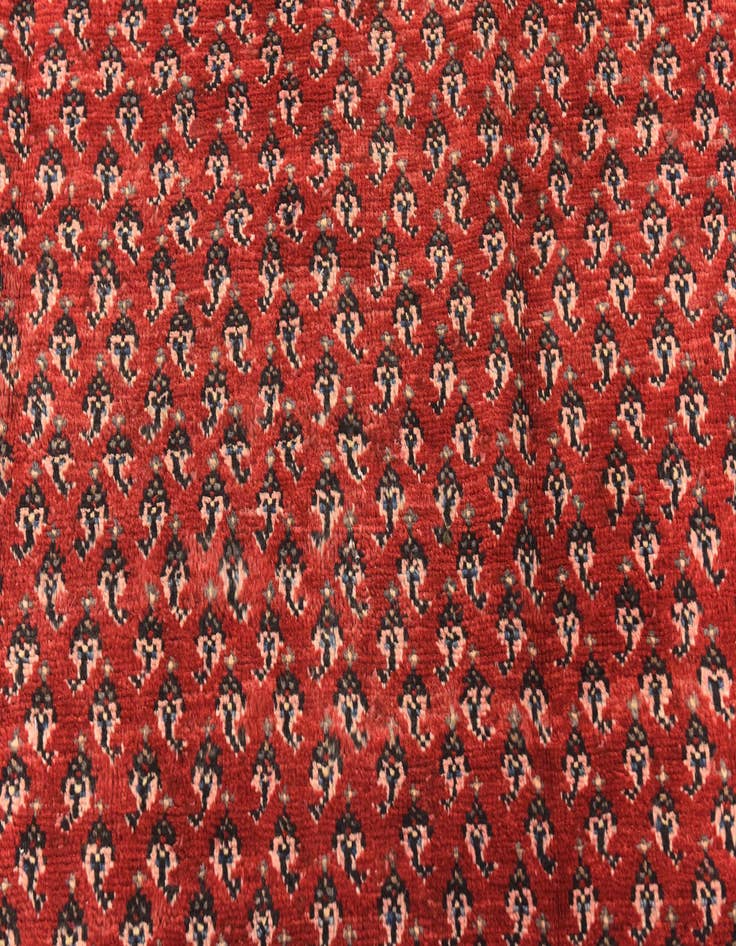 Detail image of  4' 3 x 10' 8  Hand Knotted Botemir Persian Wool Runner Rug