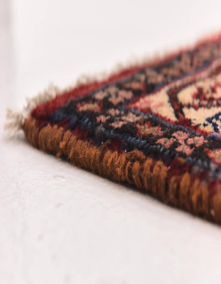 Detail image of  4' 3 x 10' 8  Hand Knotted Botemir Persian Wool Runner Rug