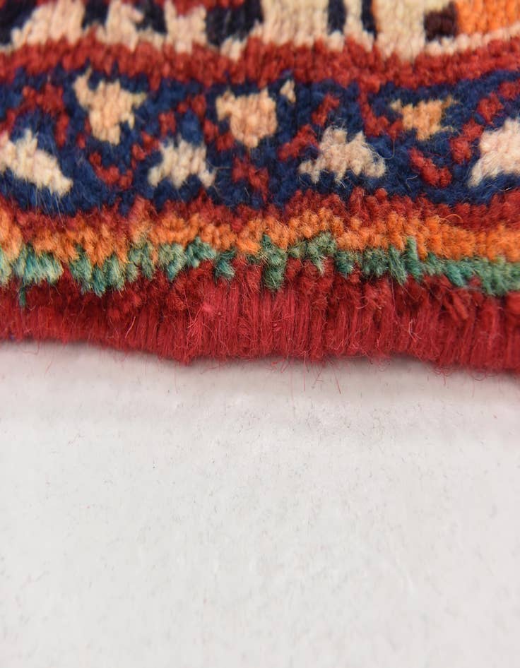 Detail image of  4' 10 x 9' 6  Hand Knotted Botemir Persian Wool Runner Rug