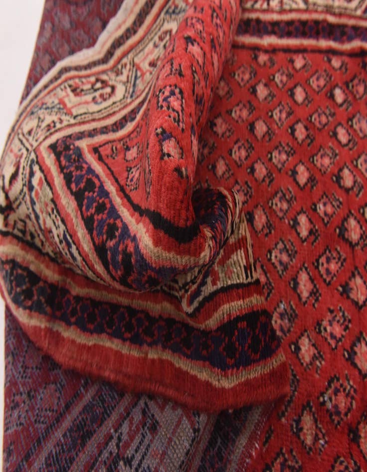 Detail image of  3' 6 x 10' 3  Hand Knotted Botemir Persian Wool Runner Rug