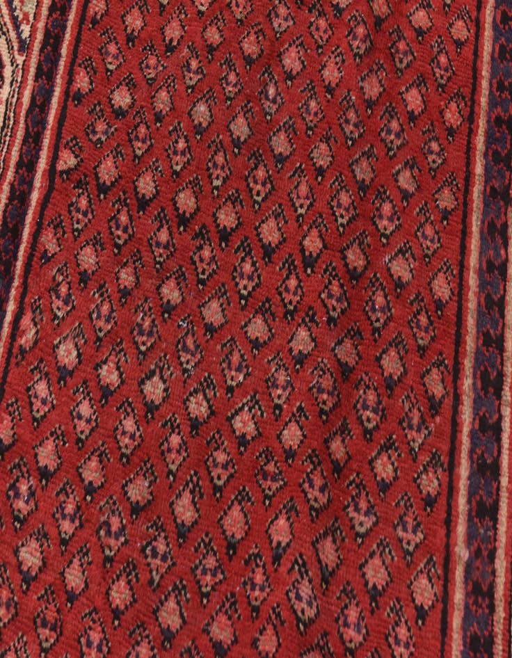 Detail image of  3' 6 x 10' 3  Hand Knotted Botemir Persian Wool Runner Rug