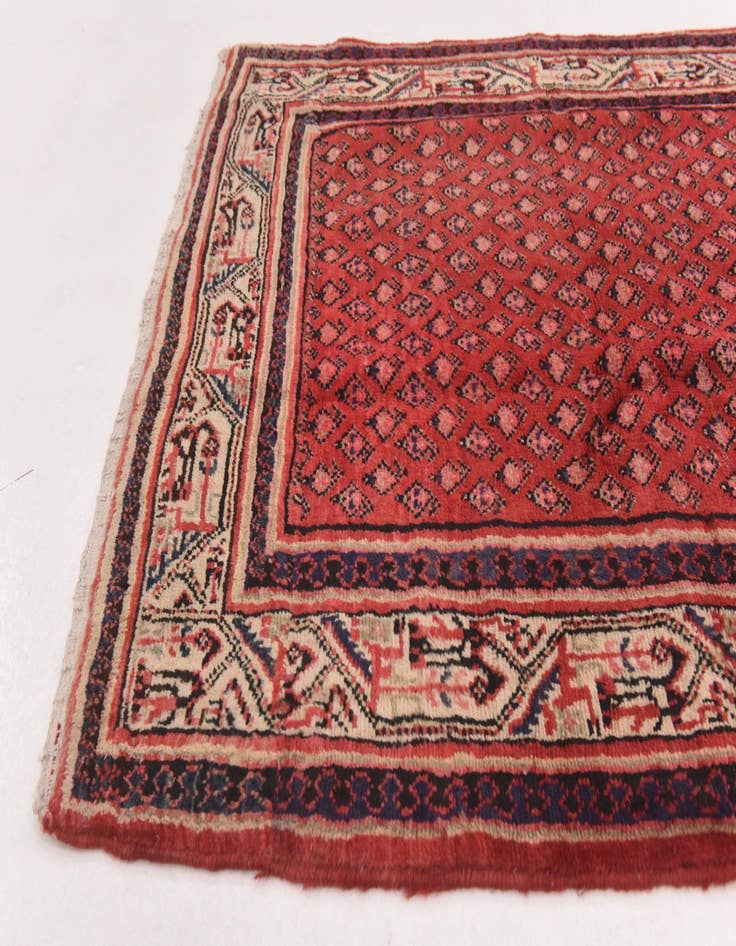 Detail image of  3' 6 x 10' 3  Hand Knotted Botemir Persian Wool Runner Rug