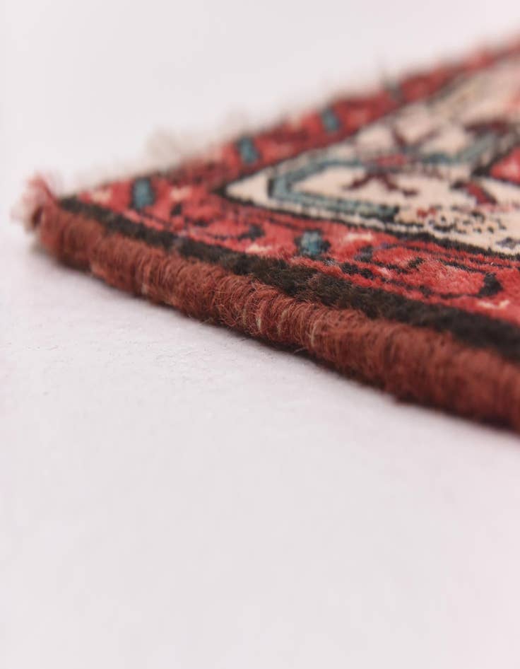 Detail image of  4' 2 x 9' 6  Hand Knotted Botemir Persian Wool Runner Rug