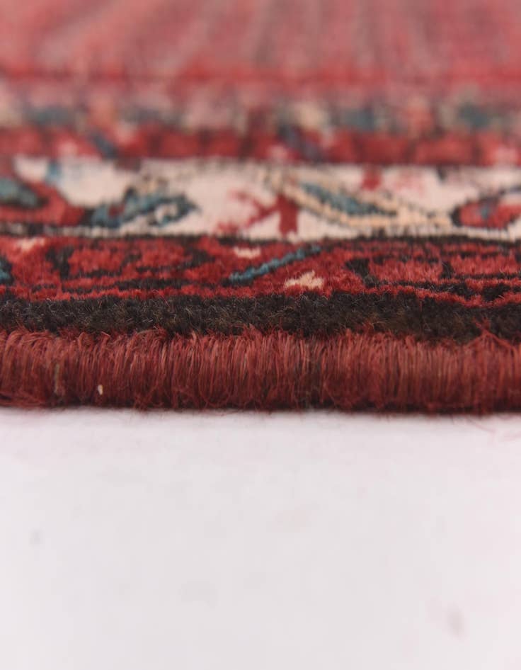Detail image of  4' 2 x 9' 6  Hand Knotted Botemir Persian Wool Runner Rug