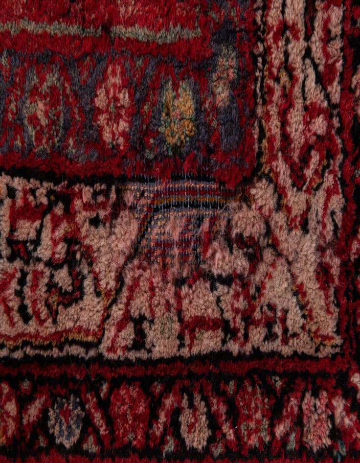 Detail image of  3' 6 x 10' 8  Hand Knotted Botemir Persian Wool Runner Rug