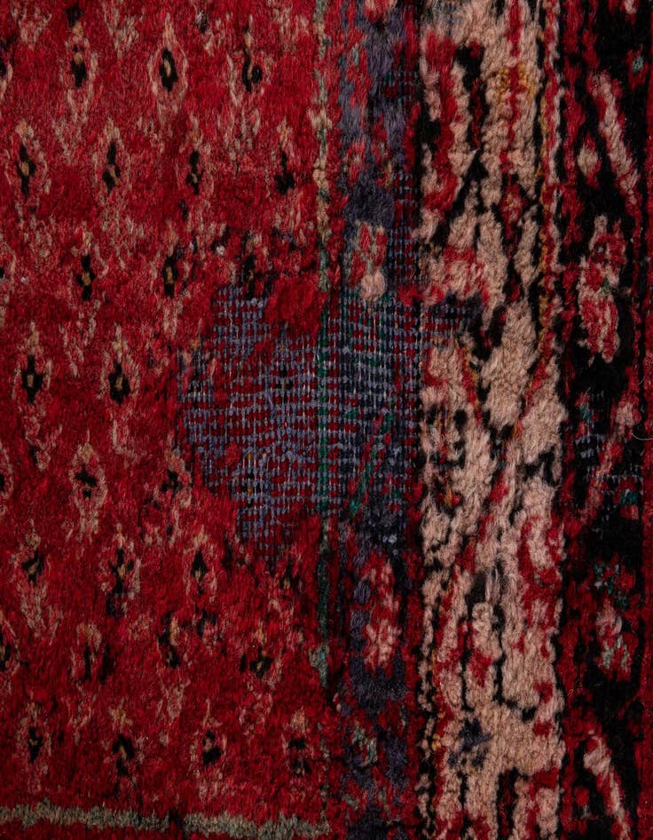 Detail image of  3' 6 x 10' 8  Hand Knotted Botemir Persian Wool Runner Rug