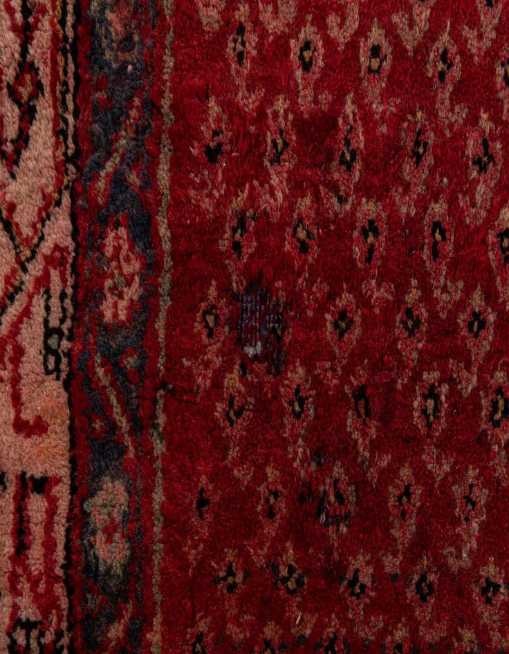 Detail image of  3' 6 x 10' 8  Hand Knotted Botemir Persian Wool Runner Rug