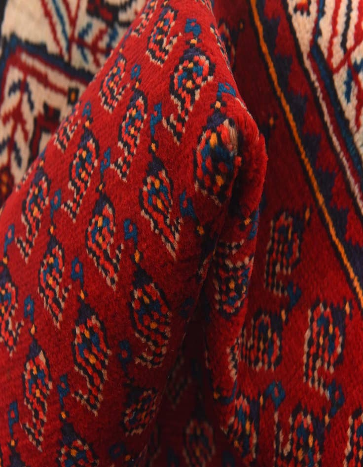 Detail image of  3' 6 x 10' 3  Hand Knotted Botemir Persian Wool Runner Rug