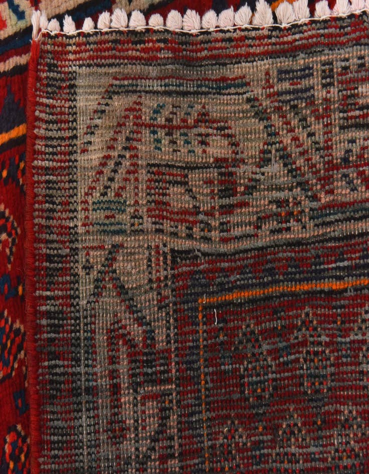 Detail image of  3' 6 x 10' 3  Hand Knotted Botemir Persian Wool Runner Rug