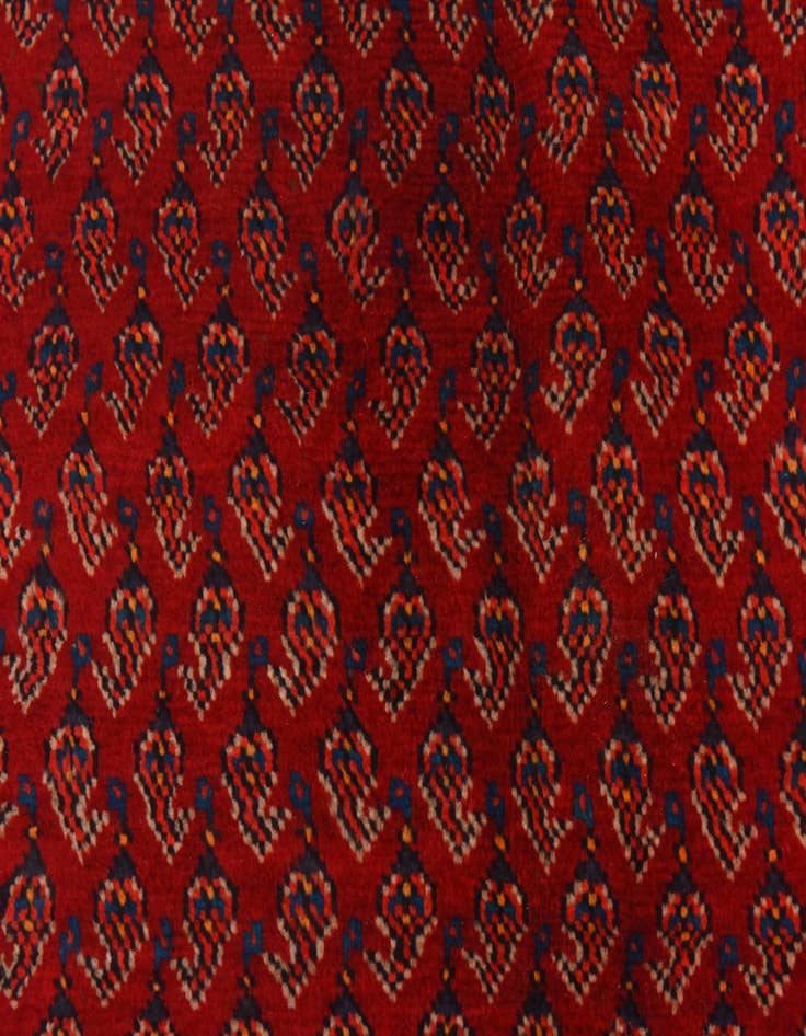 Detail image of  3' 6 x 10' 3  Hand Knotted Botemir Persian Wool Runner Rug