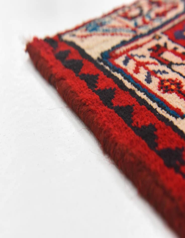 Detail image of  3' 6 x 10' 3  Hand Knotted Botemir Persian Wool Runner Rug