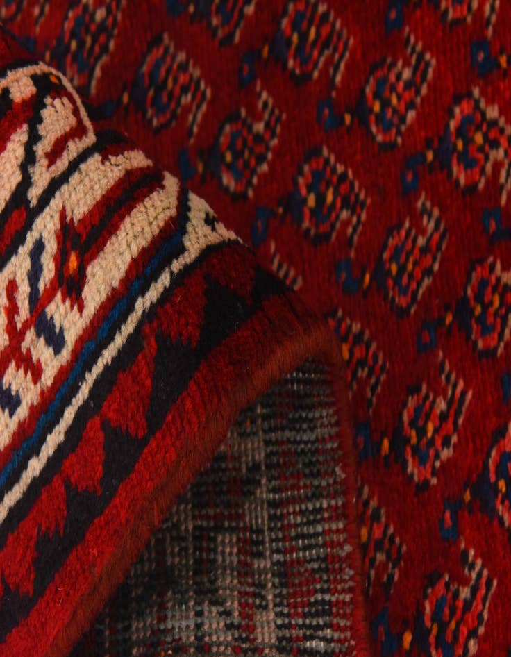 Detail image of  3' 6 x 10' 3  Hand Knotted Botemir Persian Wool Runner Rug