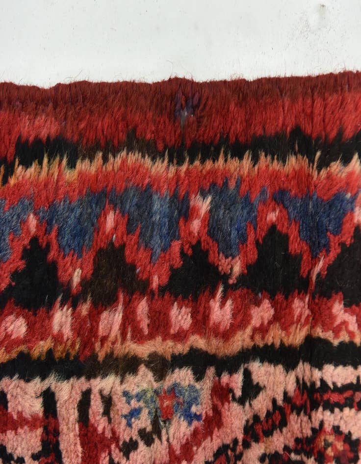 Detail image of  4' 7 x 9' 4  Hand Knotted Botemir Persian Wool Runner Rug