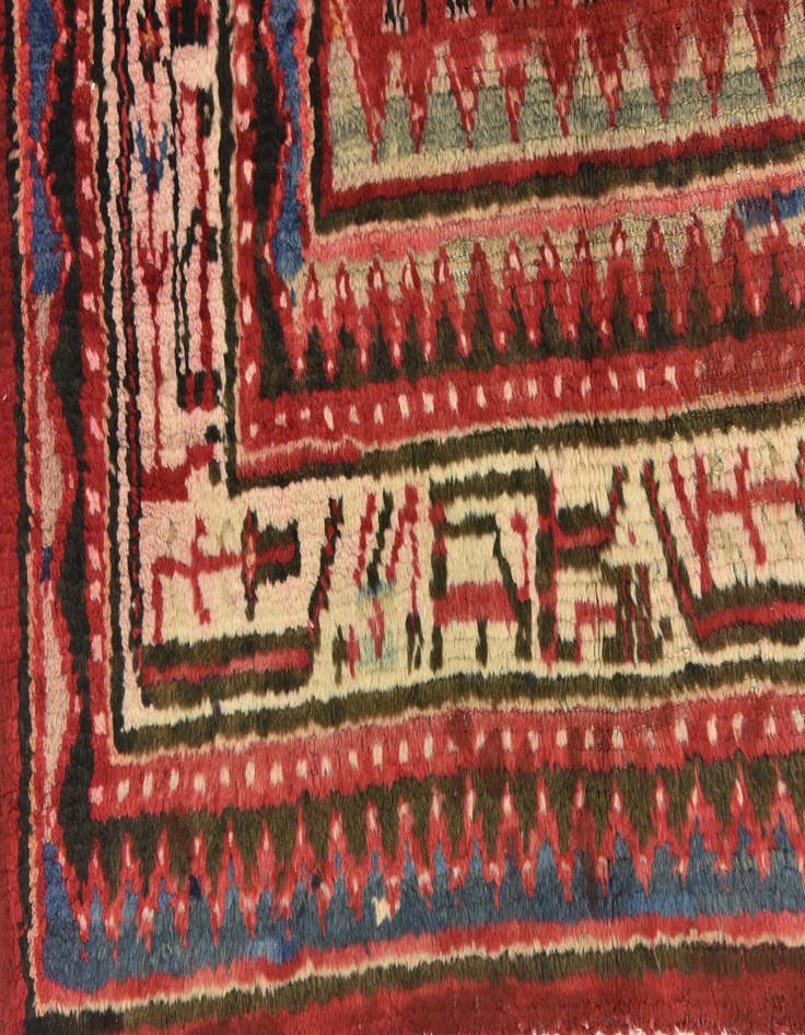 Detail image of  4' 7 x 9' 4  Hand Knotted Botemir Persian Wool Runner Rug