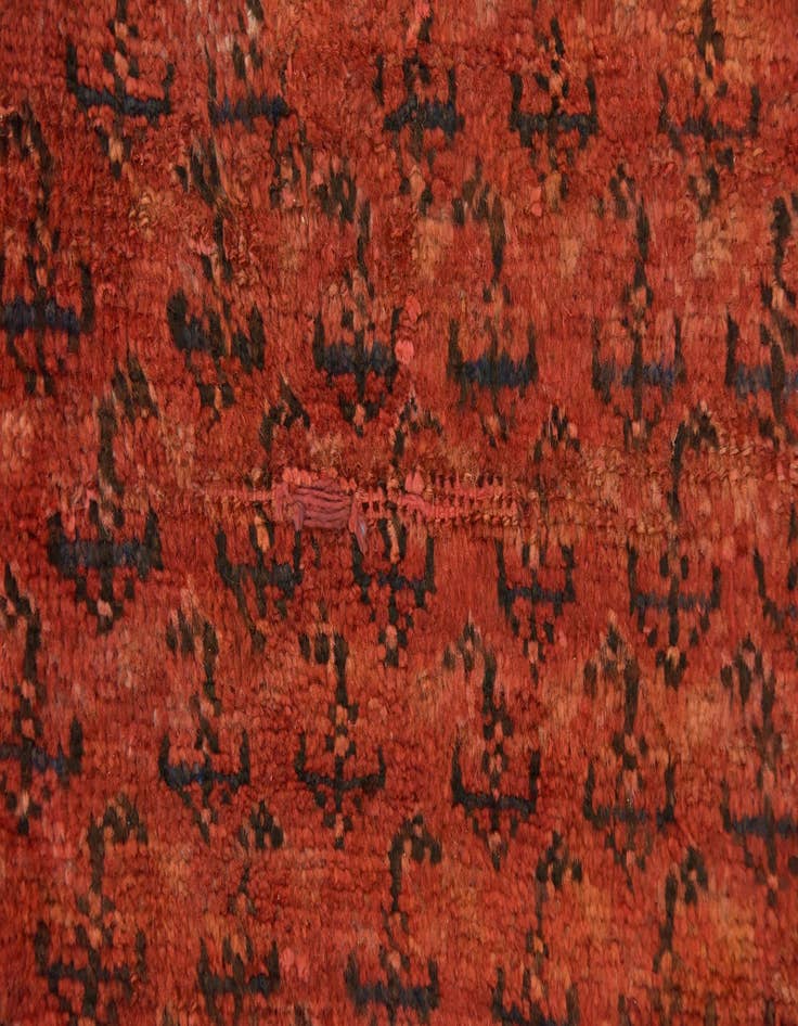 Detail image of  4' 3 x 10' 4  Hand Knotted Botemir Persian Wool Runner Rug