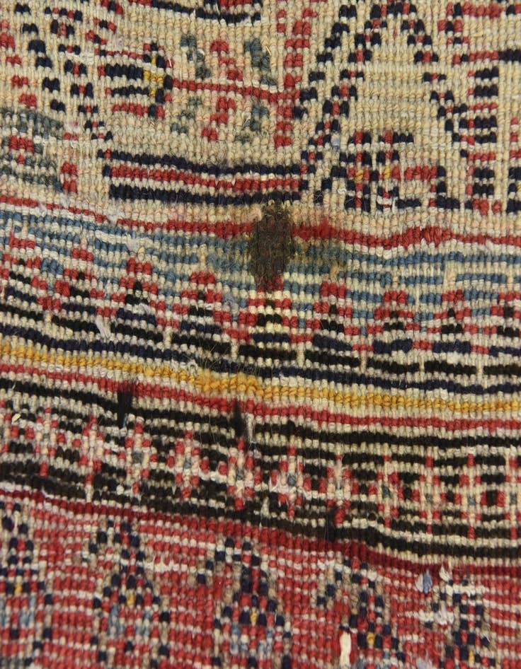 Detail image of  3' 6 x 10' 7  Hand Knotted Botemir Persian Wool Runner Rug