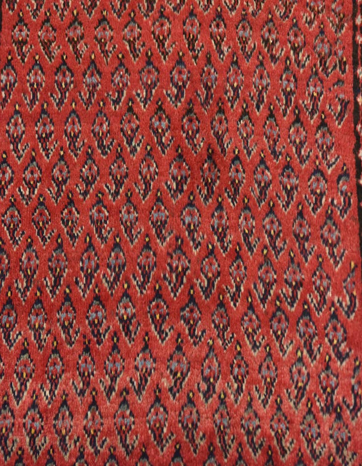 Detail image of  3' 6 x 10' 7  Hand Knotted Botemir Persian Wool Runner Rug