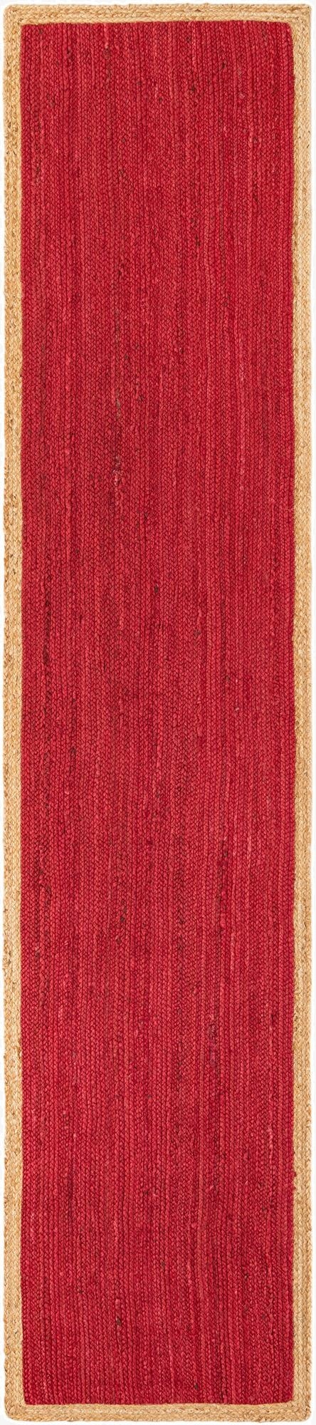 2' 7 x 12'  Hand Braided Jute Runner Rug