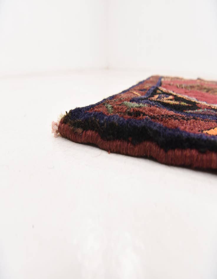 Detail image of  3' 4 x 9' 10  Hand Knotted Chenar Persian Wool Runner Rug