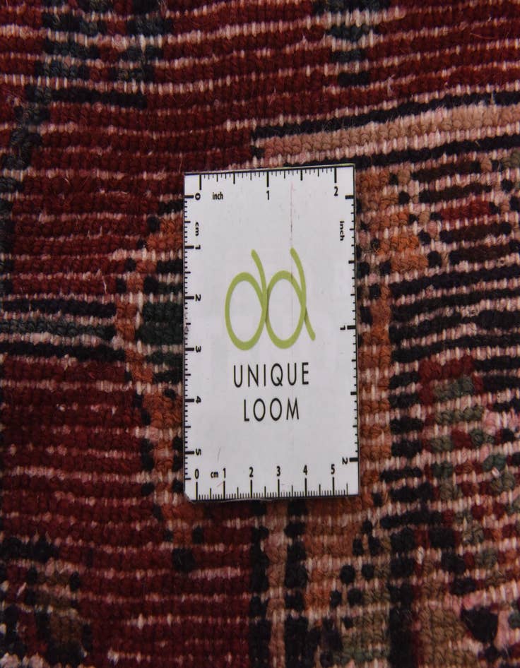 Detail image of  3' 9 x 10' 2  Hand Knotted Chenar Persian Wool Runner Rug