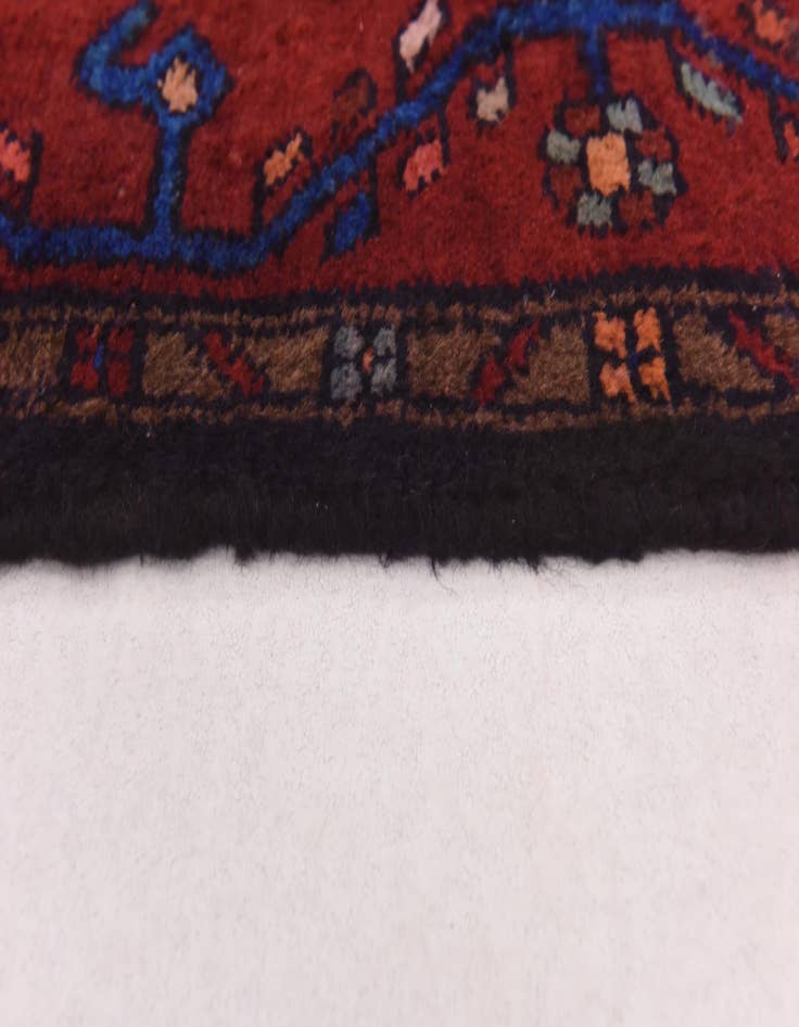 Detail image of  3' 9 x 10' 2  Hand Knotted Chenar Persian Wool Runner Rug