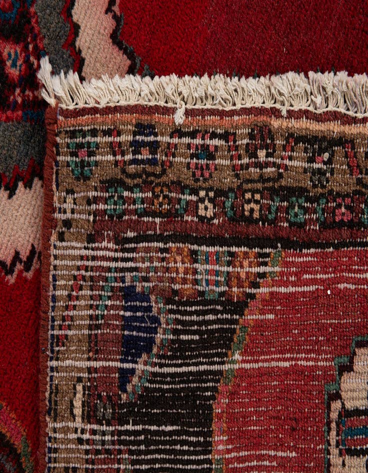 Detail image of  3' 2 x 10' 5  Hand Knotted Chenar Persian Wool Runner Rug