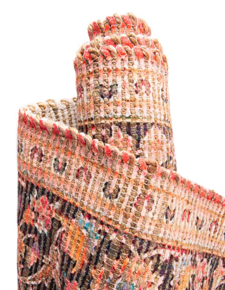 Detail image of  2' 2 x 6' 1 Chenille Jute Runner Rug