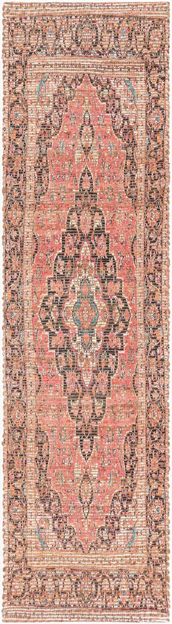  2' 2 x 8' Chenille Jute Runner Rug