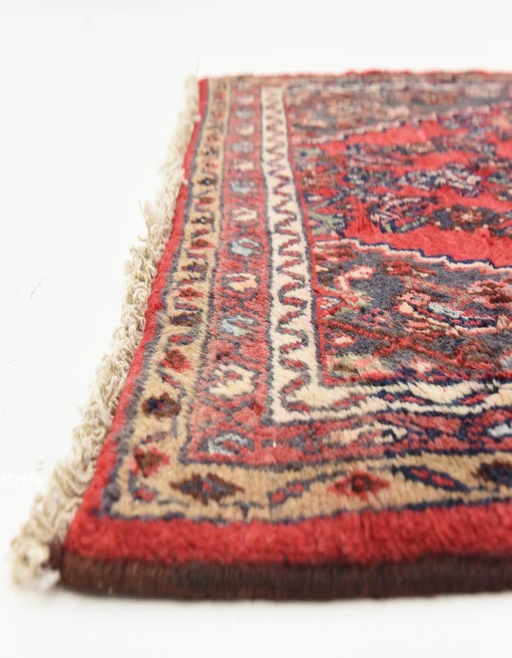 Detail image of  3' 6 x 10' 3  Hand Knotted Darjazin Persian Wool Runner Rug