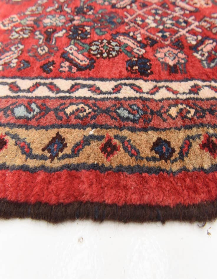 Detail image of  3' 6 x 10' 3  Hand Knotted Darjazin Persian Wool Runner Rug