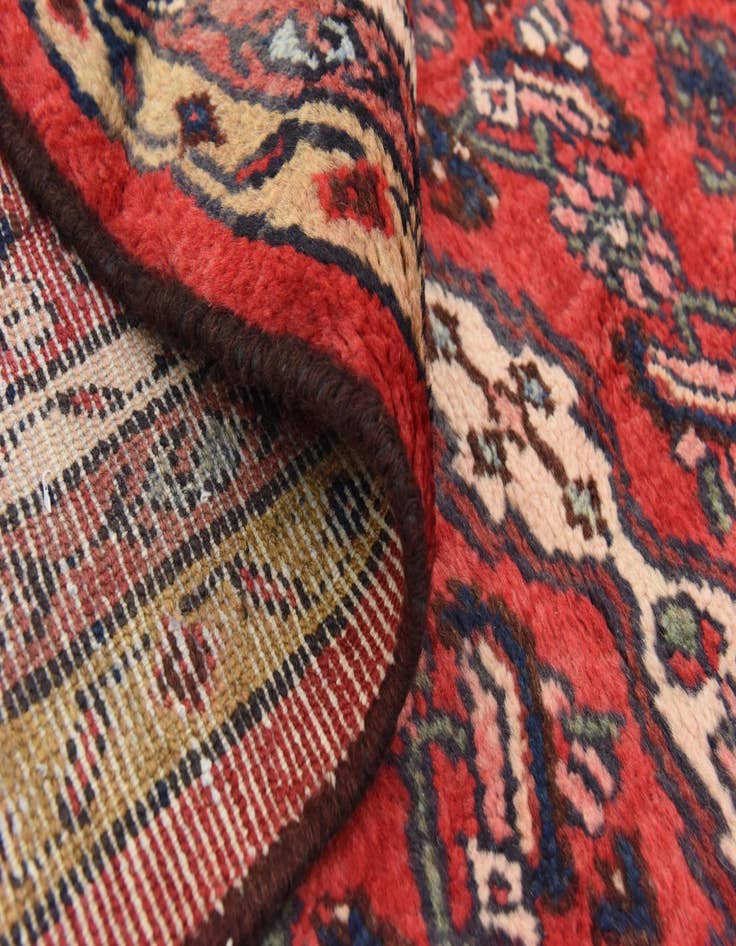 Detail image of  3' 6 x 10' 3  Hand Knotted Darjazin Persian Wool Runner Rug