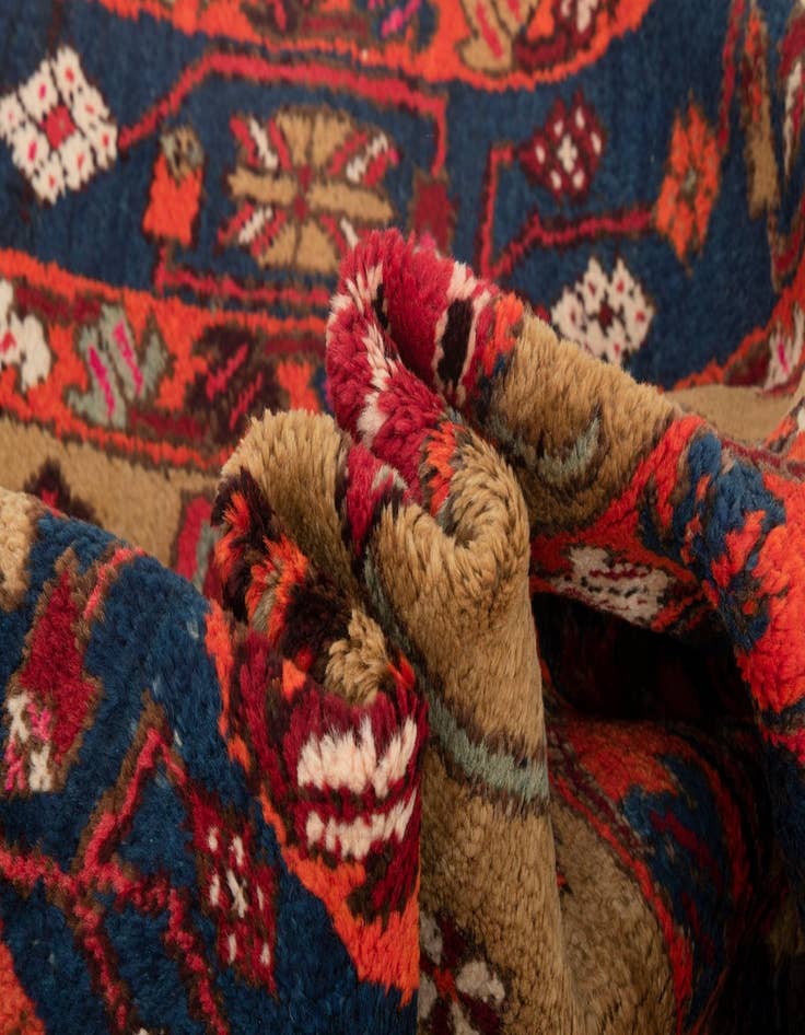 Detail image of  4' 1 x 10'  Hand Knotted Darjazin Persian Wool Runner Rug