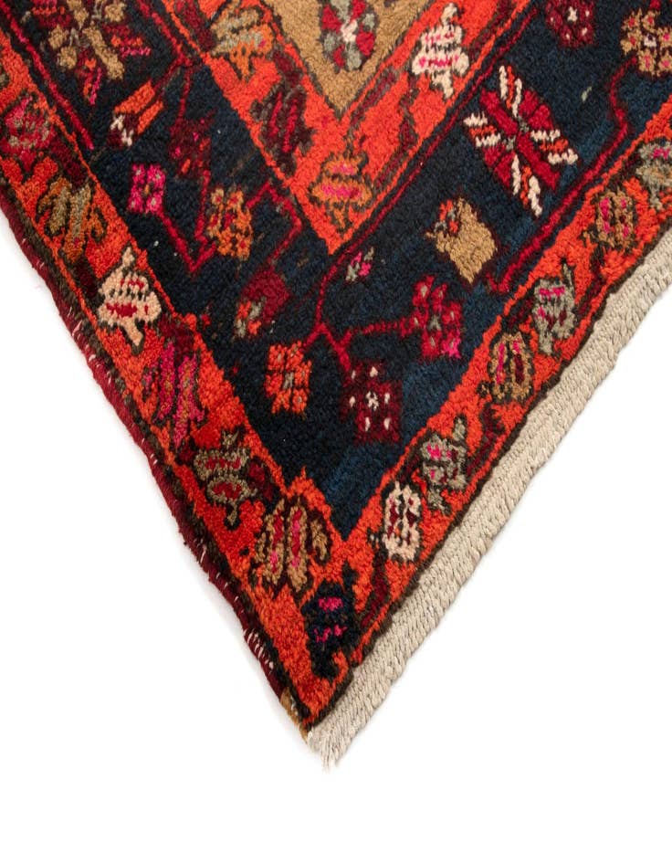 Detail image of  4' 1 x 10'  Hand Knotted Darjazin Persian Wool Runner Rug