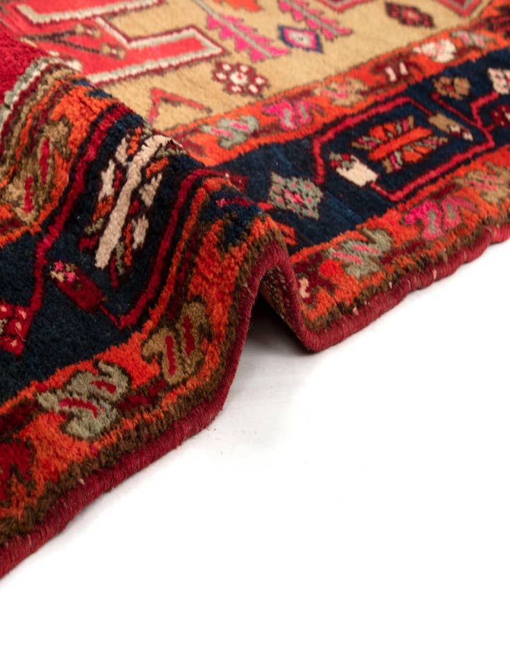 Detail image of  4' 1 x 10'  Hand Knotted Darjazin Persian Wool Runner Rug