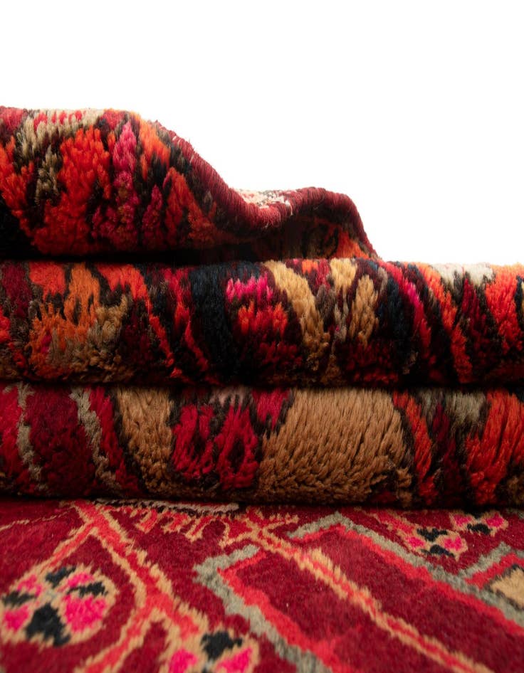 Detail image of  4' 1 x 10'  Hand Knotted Darjazin Persian Wool Runner Rug