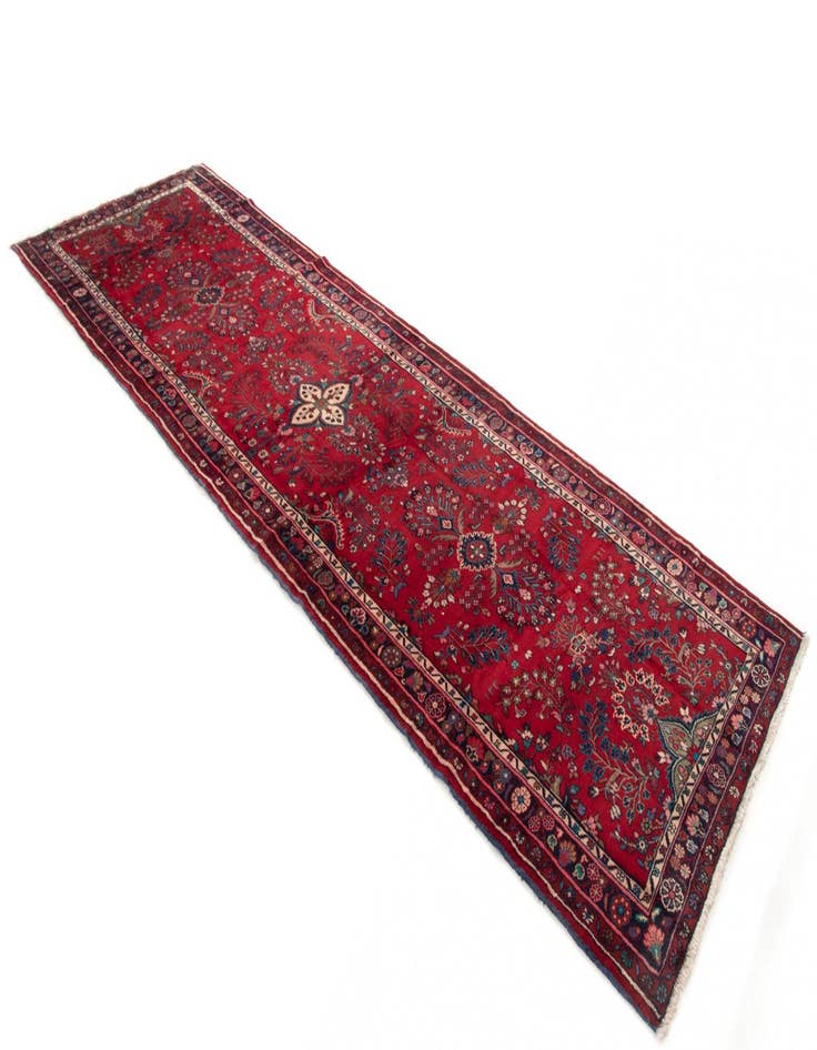 Detail image of  3' 10 x 13' 8  Hand Knotted Darjazin Persian Wool Runner Rug