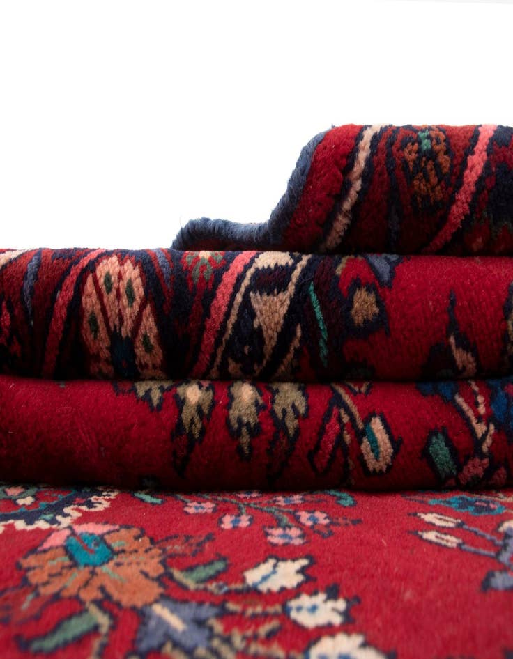 Detail image of  3' 10 x 13' 8  Hand Knotted Darjazin Persian Wool Runner Rug