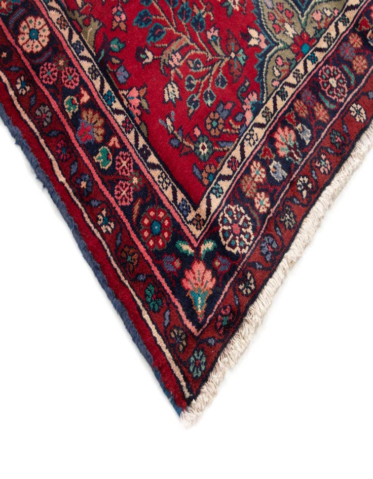 Detail image of  3' 10 x 13' 8  Hand Knotted Darjazin Persian Wool Runner Rug