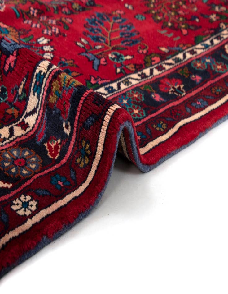 Detail image of  3' 10 x 13' 8  Hand Knotted Darjazin Persian Wool Runner Rug