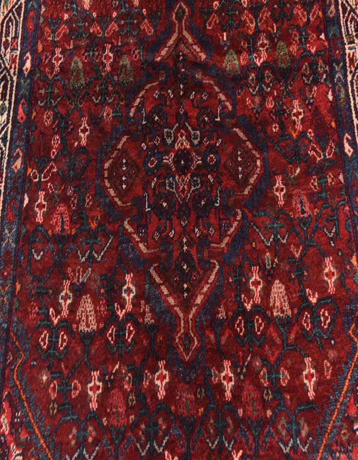 Detail image of  4' 2 x 10'  Hand Knotted Darjazin Persian Wool Runner Rug