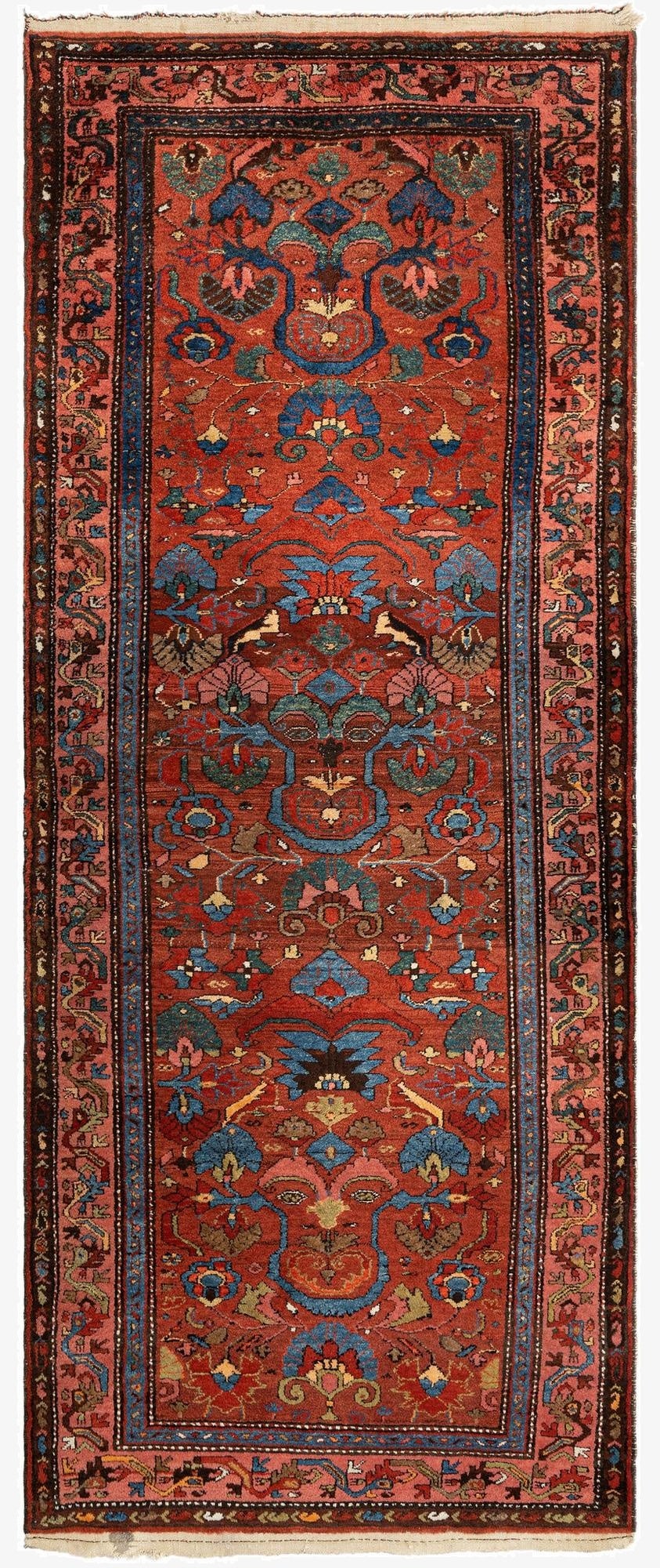  3' 11 x 9' 6 Endjalas Wool Runner Rug