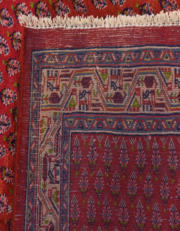 Detail image of  3' 10 x 10'  Hand Knotted Farahan Persian Wool Runner Rug