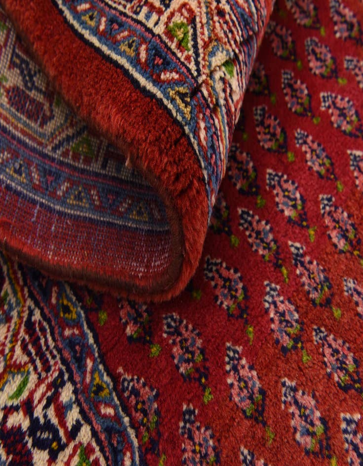 Detail image of  3' 10 x 10'  Hand Knotted Farahan Persian Wool Runner Rug