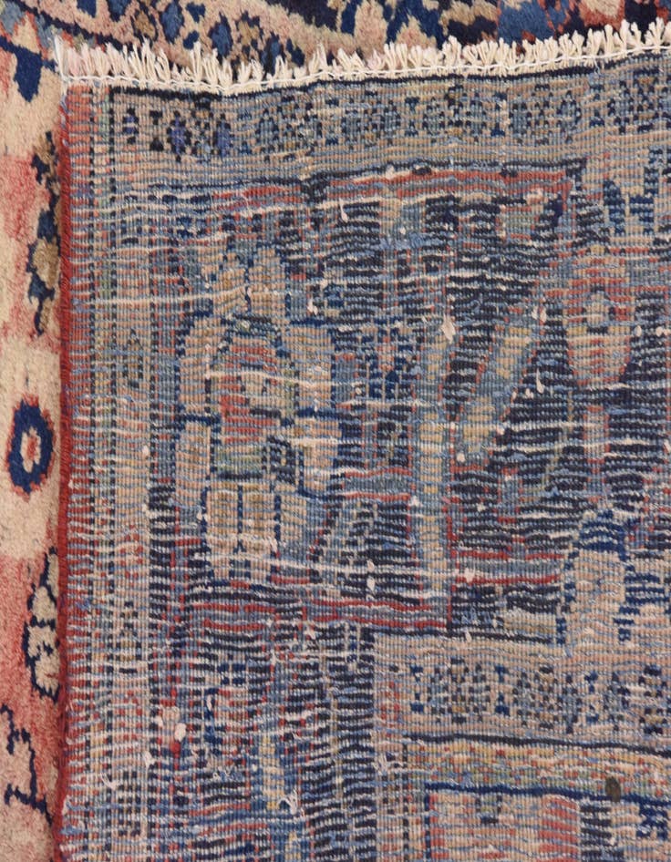 Detail image of  4' 3 x 10'  Hand Knotted Farahan Persian Wool Runner Rug