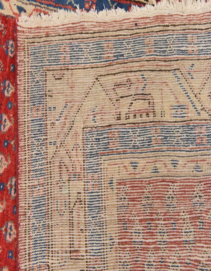 Detail image of  3' 7 x 10' 3  Hand Knotted Farahan Persian Wool Runner Rug
