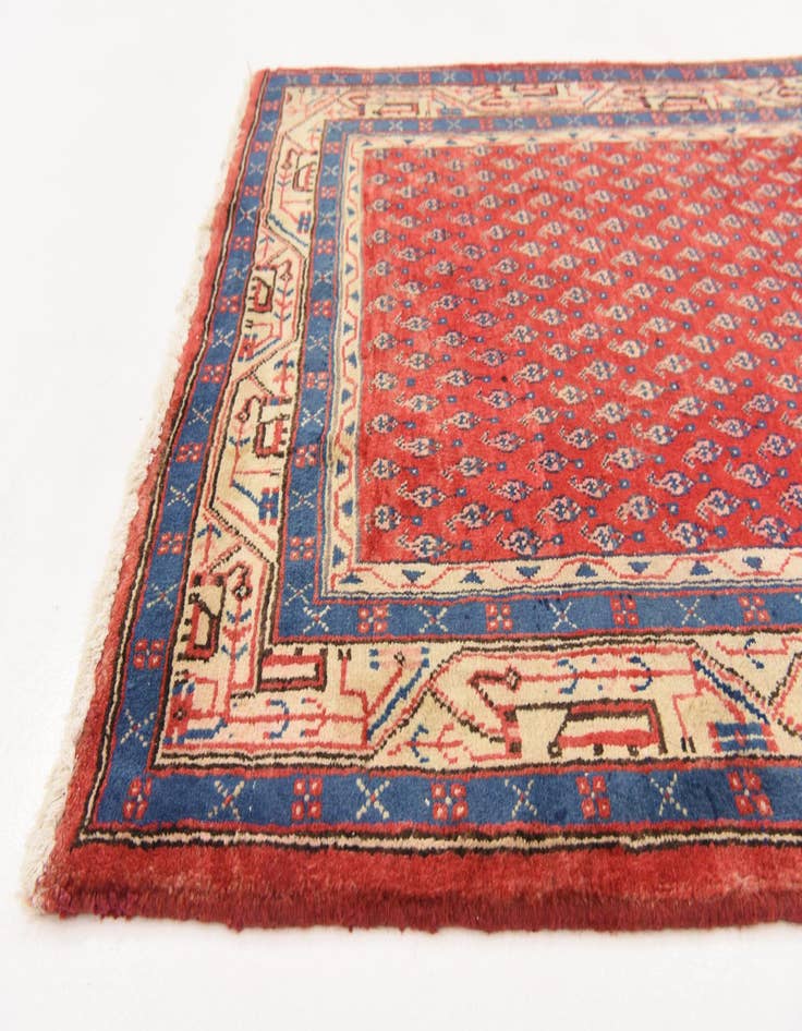 Detail image of  3' 7 x 10' 3  Hand Knotted Farahan Persian Wool Runner Rug