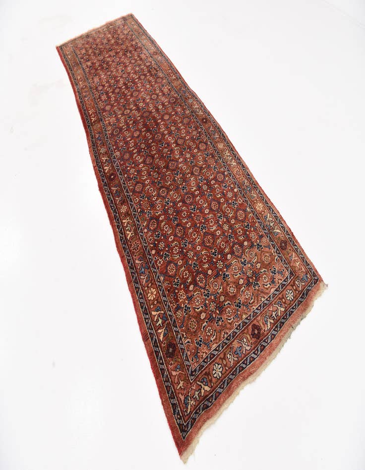 Detail image of  3' 8 x 10' 6  Hand Knotted Farahan Persian Wool Runner Rug