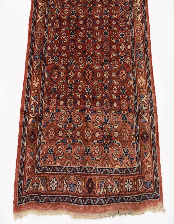 Detail image of  3' 8 x 10' 6  Hand Knotted Farahan Persian Wool Runner Rug