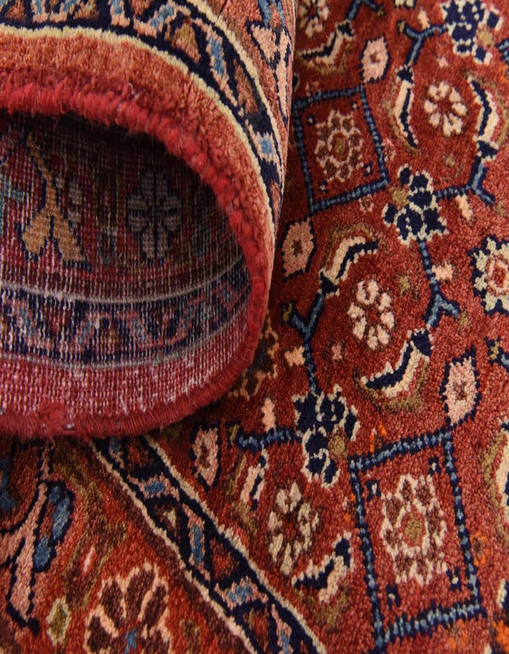 Detail image of  3' 8 x 10' 6  Hand Knotted Farahan Persian Wool Runner Rug